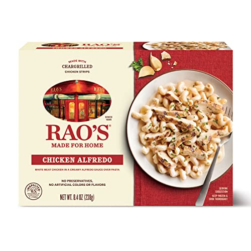 Rao's Made For Home Chicken Alfredo, Frozen Meals, 9 Oz, Premium Quality White Meat Chicken, Pasta, And Creamy Alfredo Pasta Sauce #TOP17