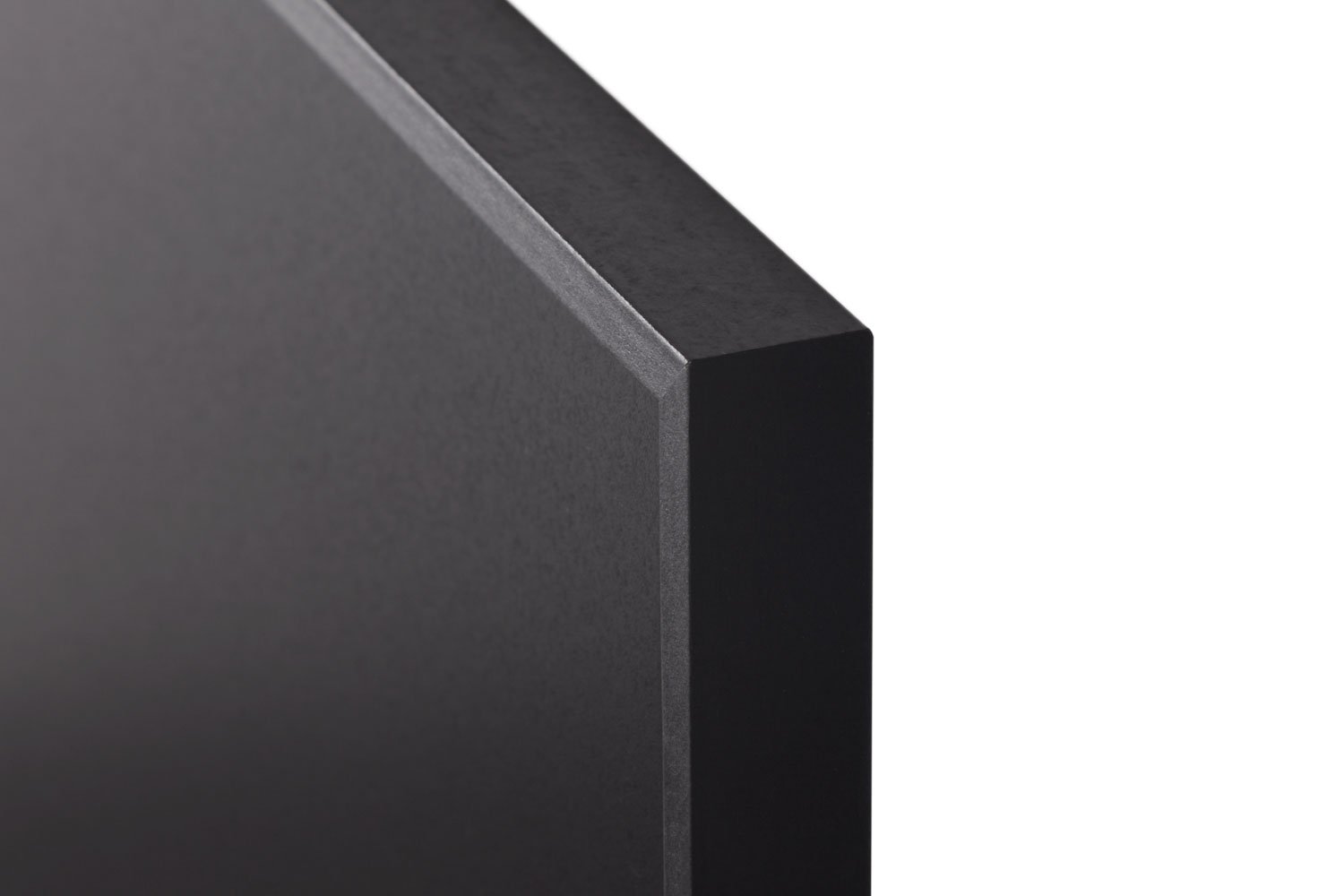 Bi-Office New Basic - Pizarra de tiza con marco negro, 885 x 585 mm