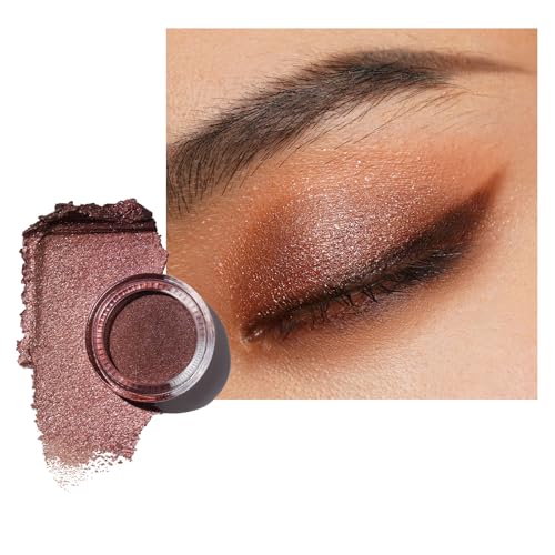 Oulac Sombras de Ojos Marrón | Altamente Pigmentada | Resistente al Agua y de Larga Duración | Maquillaje de Ojos con Brillo Metálico | Vegano y Libre de Crueldad | 06g (05) Honey Bunny