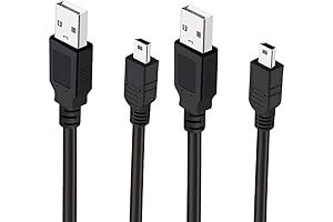 2-Pack Charger Cord for Texas Instruments Graphing Calculators