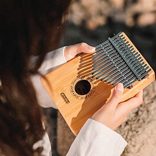 WYKDL Kalimba, 17 Clé Kalimba Pouce Piano, bois d’acajou Instrument de musique Finger Piano avec Tuning Marteau for les… - Les Beatles, Paul McCartney, John Lennon, RIngo Starr, George Harrison WYKDL Kalimba, 17 Clé Kalimba Pouce Piano, bois d'acajou Instrument de musique Finger Piano avec Tuning Marteau for les… – Image 4