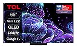 TCL 65C839 65 Zoll 164cm QLED Mini-LED Fernseher, 4K UHD, Google TV, HDR...