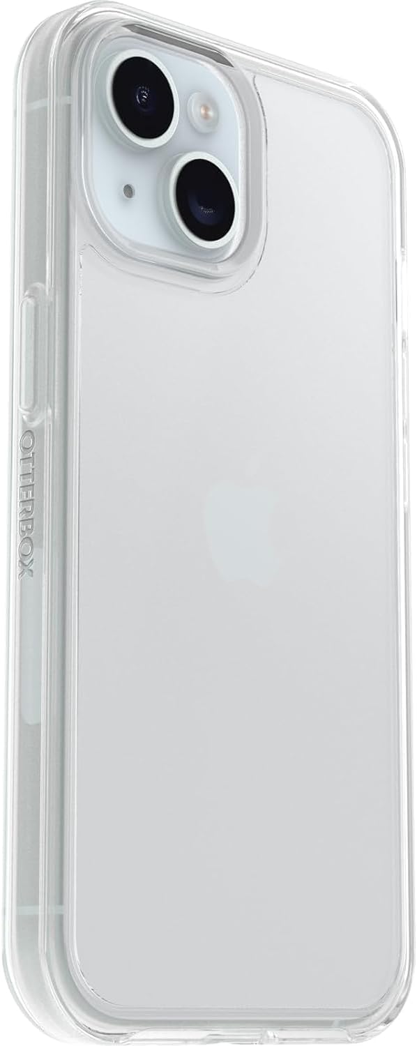 OtterBox SYMMETRY SERIES Case for iPhone 15, iPhone 14 and iPhone 13 - Clear