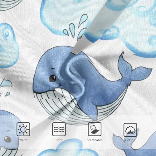 Cute Blue Whales Toddler Girls's Underwear 2T 202c12743