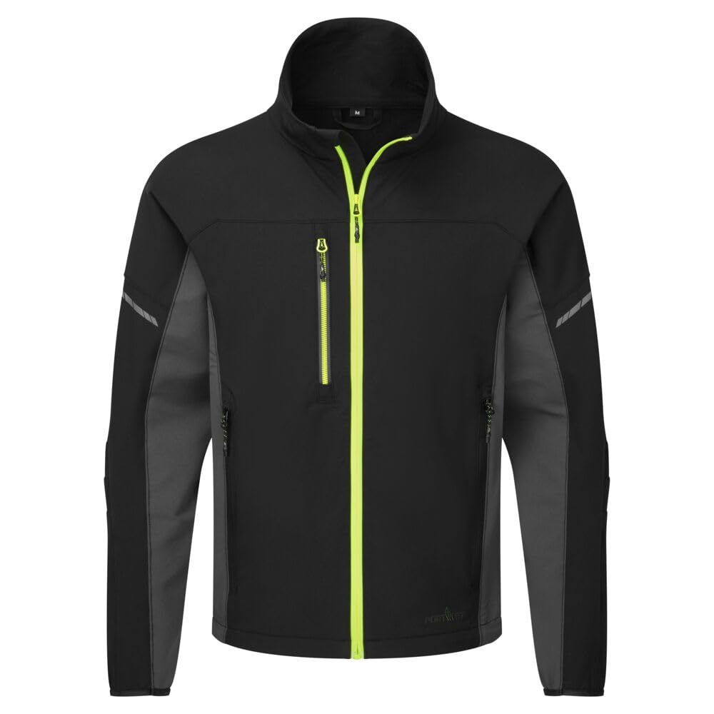 Portwest Black Ev475 Ev4 4-Way Stretch Work Jacket
