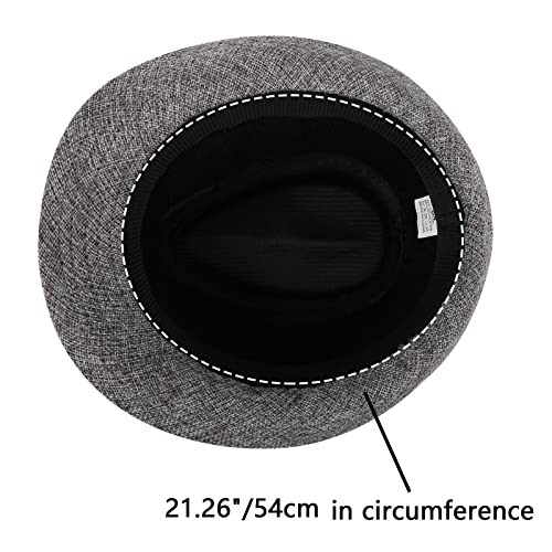 Alizeal 1 inch 2.5cm Suspender and Bow Tie Set with Fedora Hat for Kids4