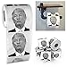Produktbild Welecom Donald Trump Make America Great Again, Toilettenpapier for lustiges Geschenk, Scherzspiel  80 Blatt, 2 Schichten, weich bedruckt