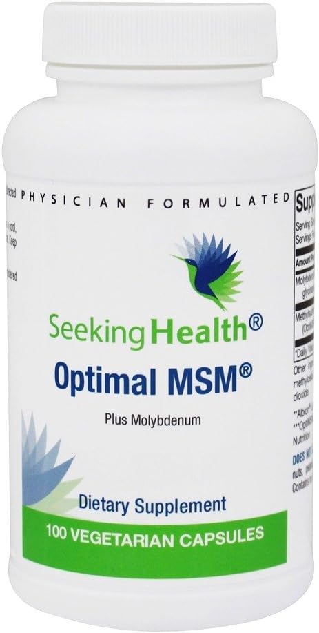 Seeking Health Optimal MSM Plus Molybdenum