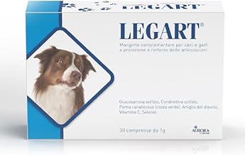Aurora Biofarma Legart 30 Compresse - Mangime complementare per cani per utile per la protezione ed il rinforzo della normale funzione articolare.