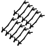 Tirador de puerta de escaparate de ramitas de estilo rústico retro negro Centros de agujeros de 5.04 pulgadas, tirador de tocador de cajón, perillas de gabinetes de cocina.-10 piezas