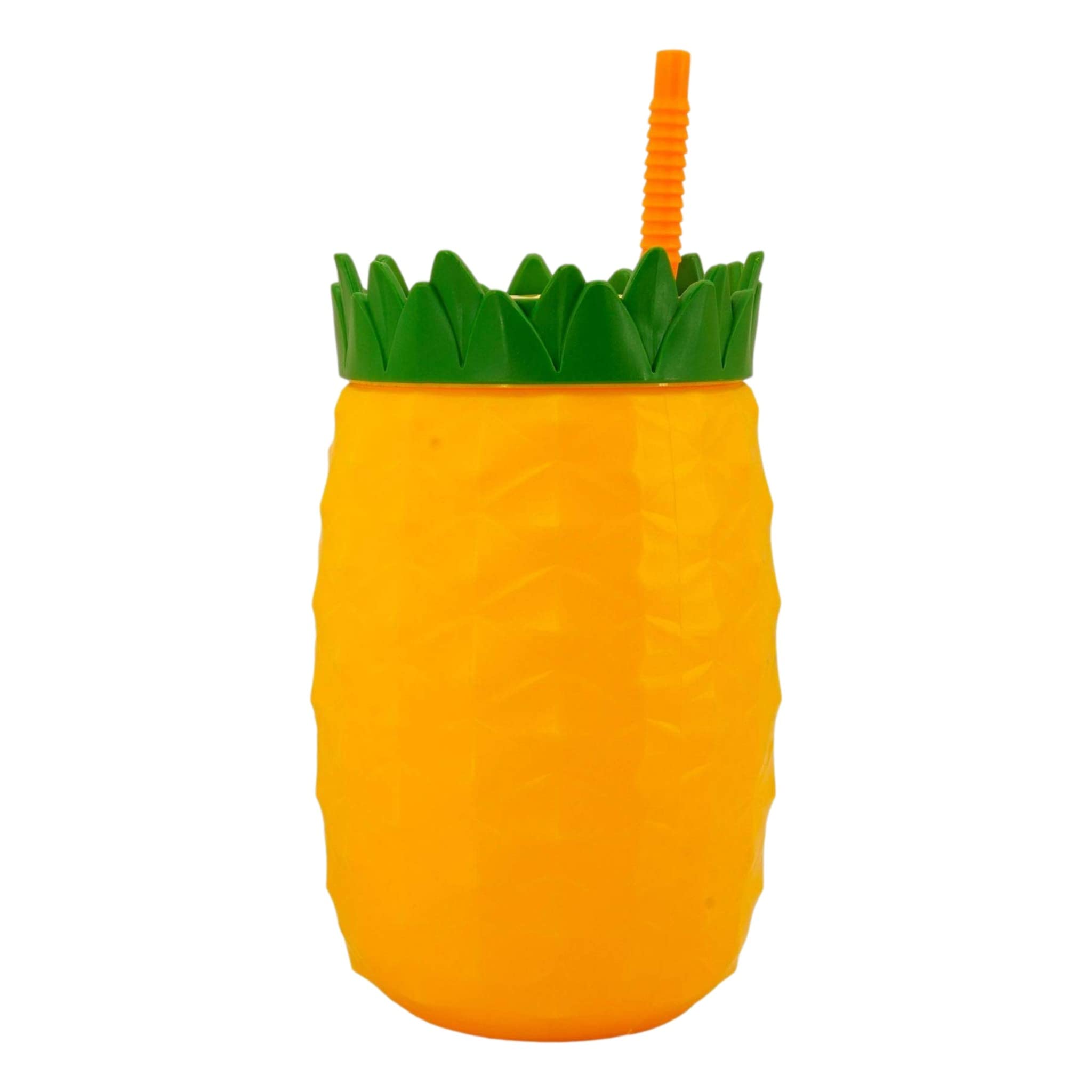 Summer Fun Tropical Hawaiian Tiki Party Cool Gear 64oz. Pineapple Tumbler With Straw (Color May Vary) Includes 1 Tumbler