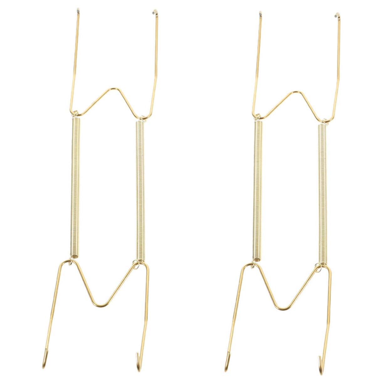 STOBAZA 2pcs Plate Hangers For Wall: Copper Alloy Wire Invisible Plate Hangers - Display Holders For Dishes - Hooks For Wall Decorative Accessory
