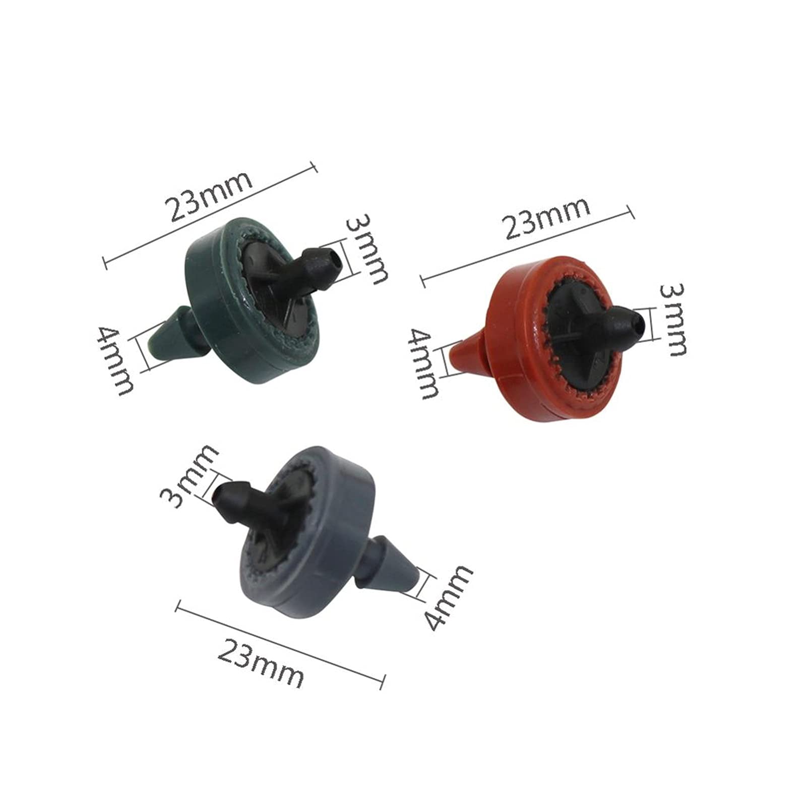 Serra Micro irrigazione a Goccia 2L / H, 4L / H, 8L / H Micro compensazione della Pressione Dripper Dripper Dripper Agrario Online Dripper PC Dripper Dripper Dripper Irrigation 500 PCS (Color : 4L)