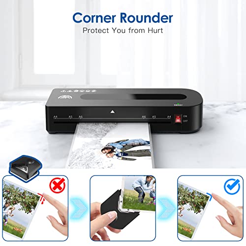 image for MAXDONE Laminator Machine 9-Inch Lamination with Laminating Sheets 5 i