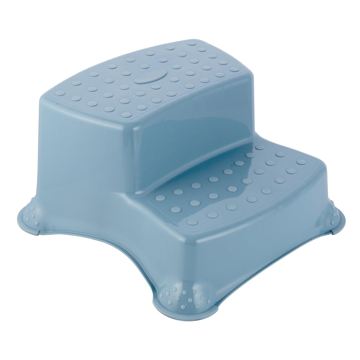 keeeper Tabouret Marchepied à 2 marches, de 3 à 14 Ans Environ, Fonction antidérapante, 40 x 37 x 21 cm, Igor Pure, Bleu (Nordic Blue)