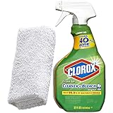 Daley Mint Towel with Clean-Up Cleaner + Bleach, 32oz | All Purpose Bleach Cleaner Spray | Bundle fo