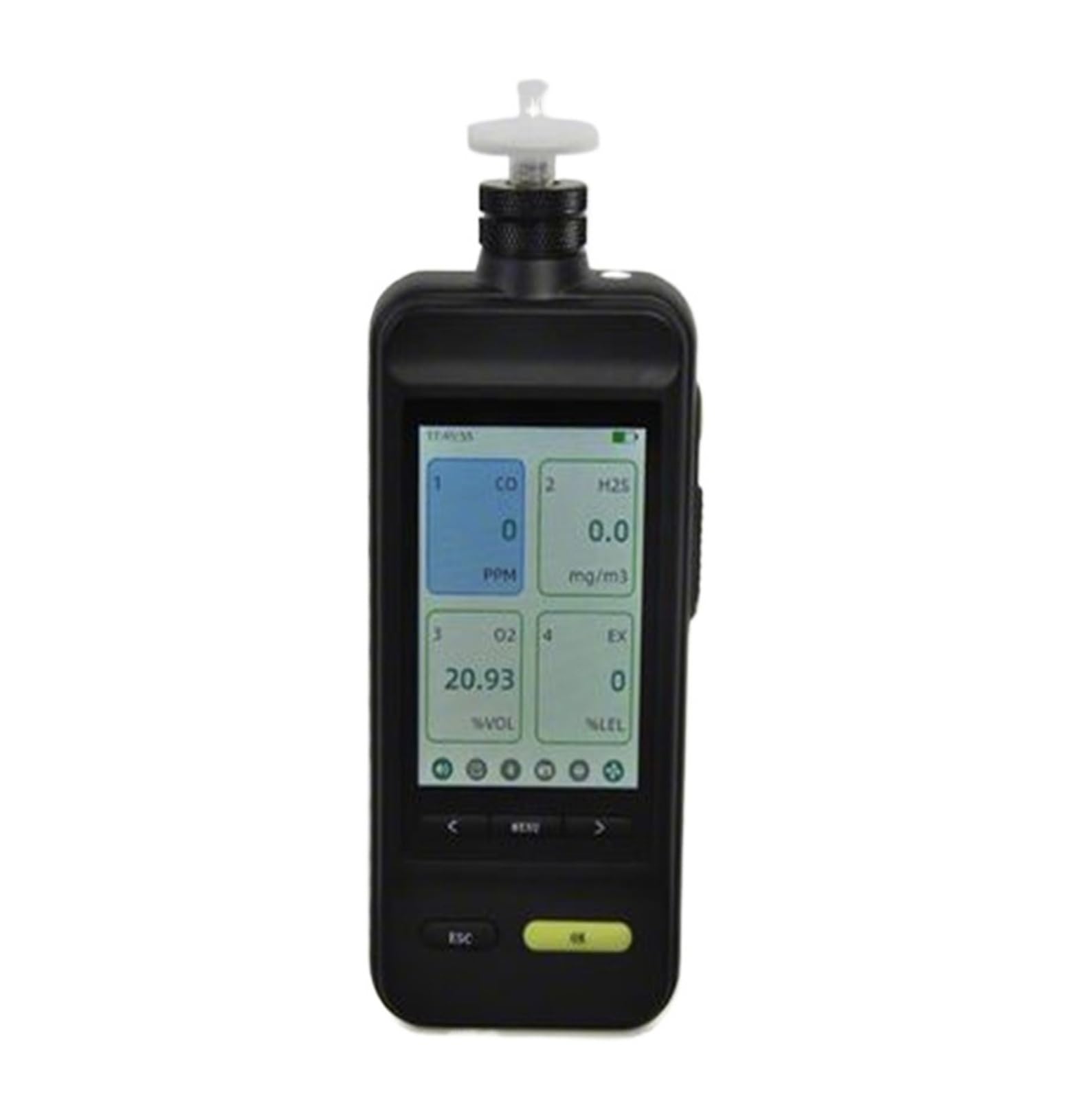 Przenośny detektor gazu CO2 z wyświetlaczem LCD, dźwiękiem, światłem, wstrząsami, wodoodpornym analizatorem do domu Daty w czasie rzeczywistym