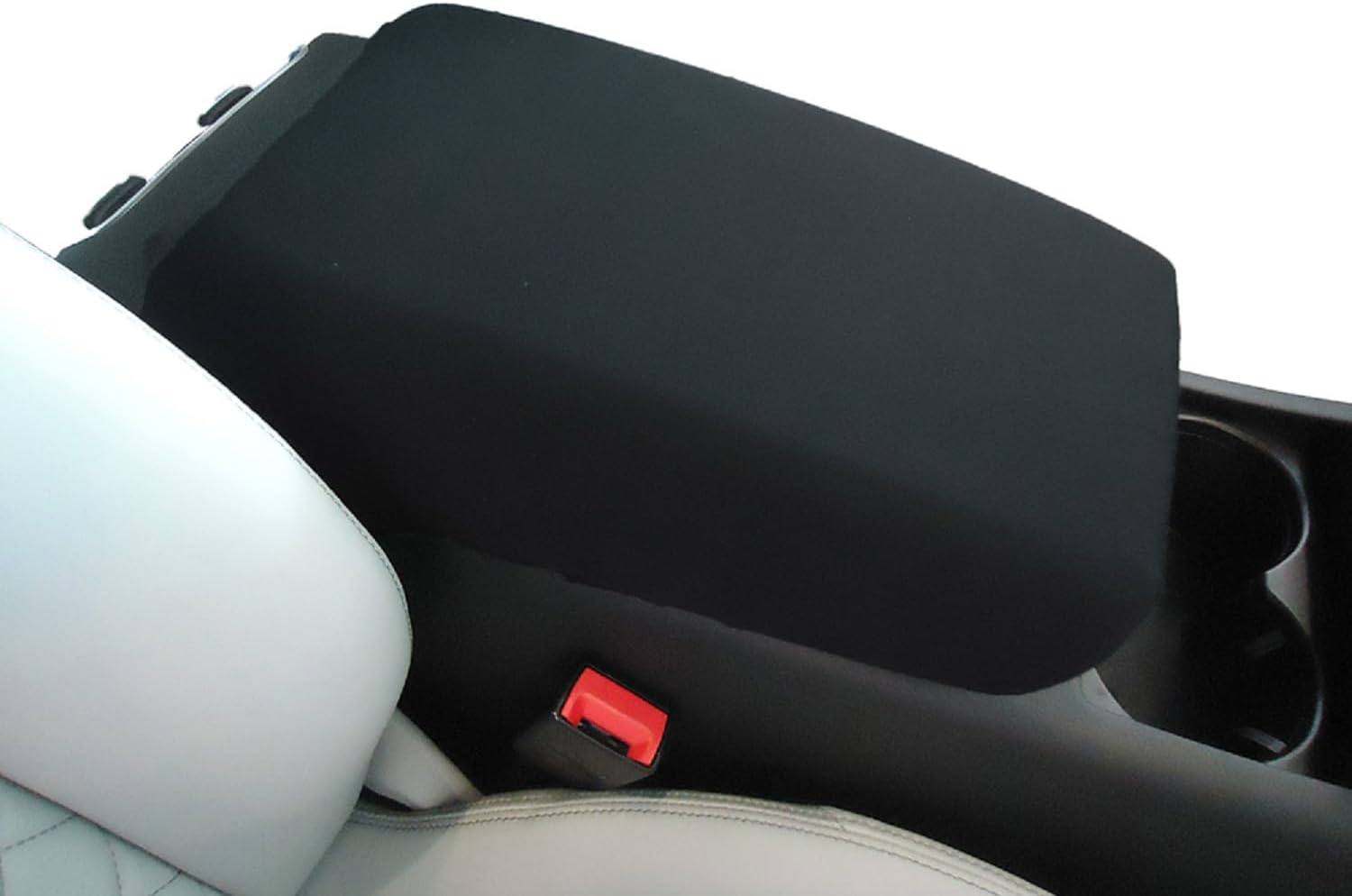 Car Console Covers Plus Designed for Ford Edge 2011-2014 Handmade in USA Neoprene Auto Armrest Center Console Cover Protector Black