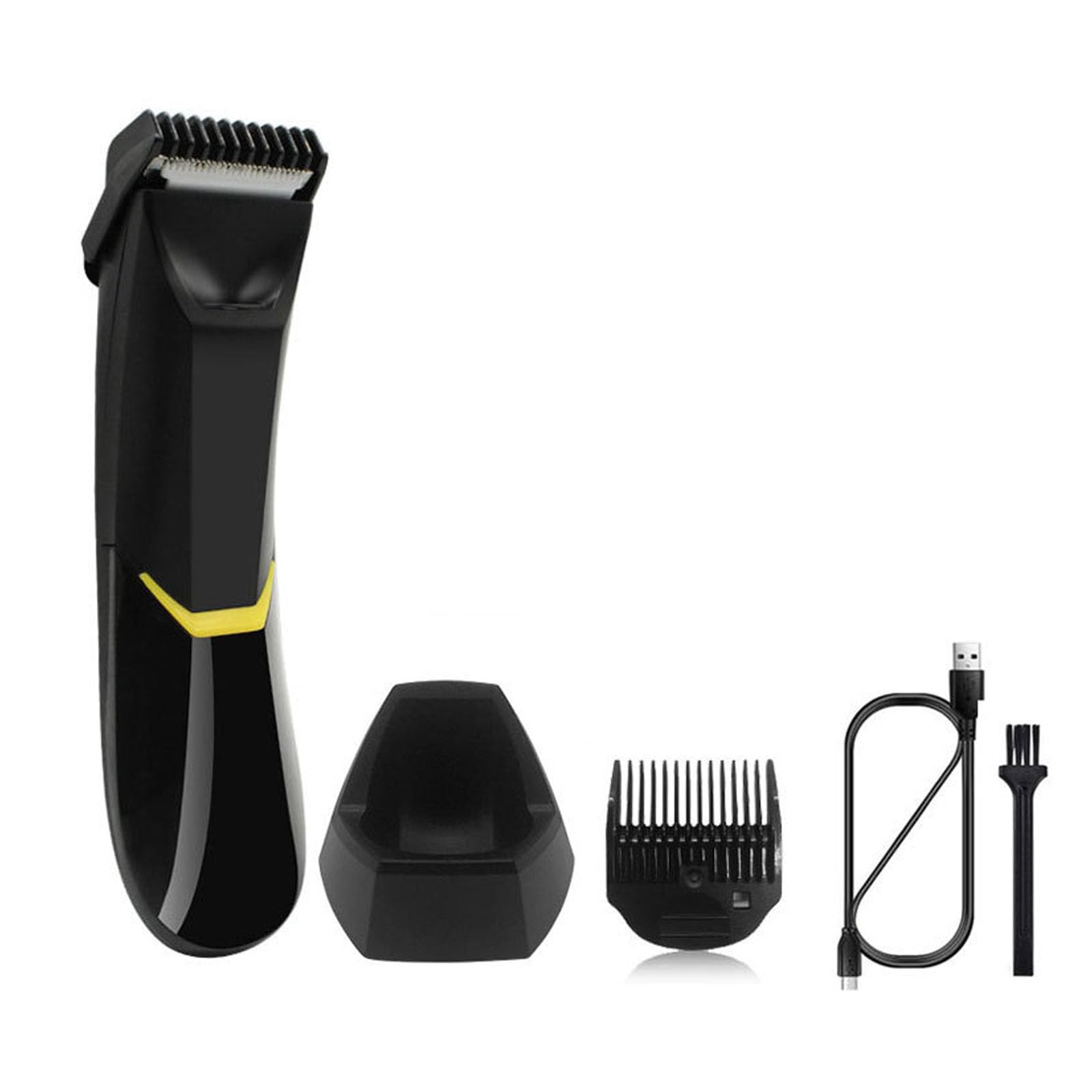 Amazon | 洗える充電式電気シェーバーひげボディトリマー男性