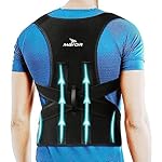 Mayor Posture Corrector Belt for Men & Women | Back Support for Upper & Lower Back Pain Relief | Adjustable Free Size Back Straightener with Metal Support | Improves Posture & Spine Alignment