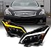 For 2010-2013 G37/G25 2015 Q40 Sedan New Exclusive Black Smoked LED Sequential LED Signal Tube Projector Headlights
