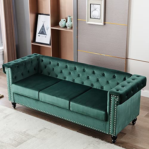Chesterfield Sofa Samt Grün Die 15 besten Produkte im Vergleich
