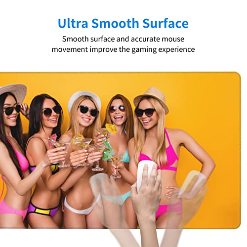 Custom Mouse Pad Personalized Gaming Mouse Pad With Photo Text Make Your Own Large Mouse Pad For Pc Laptop Desk Office 16"X29.5" #TOP3