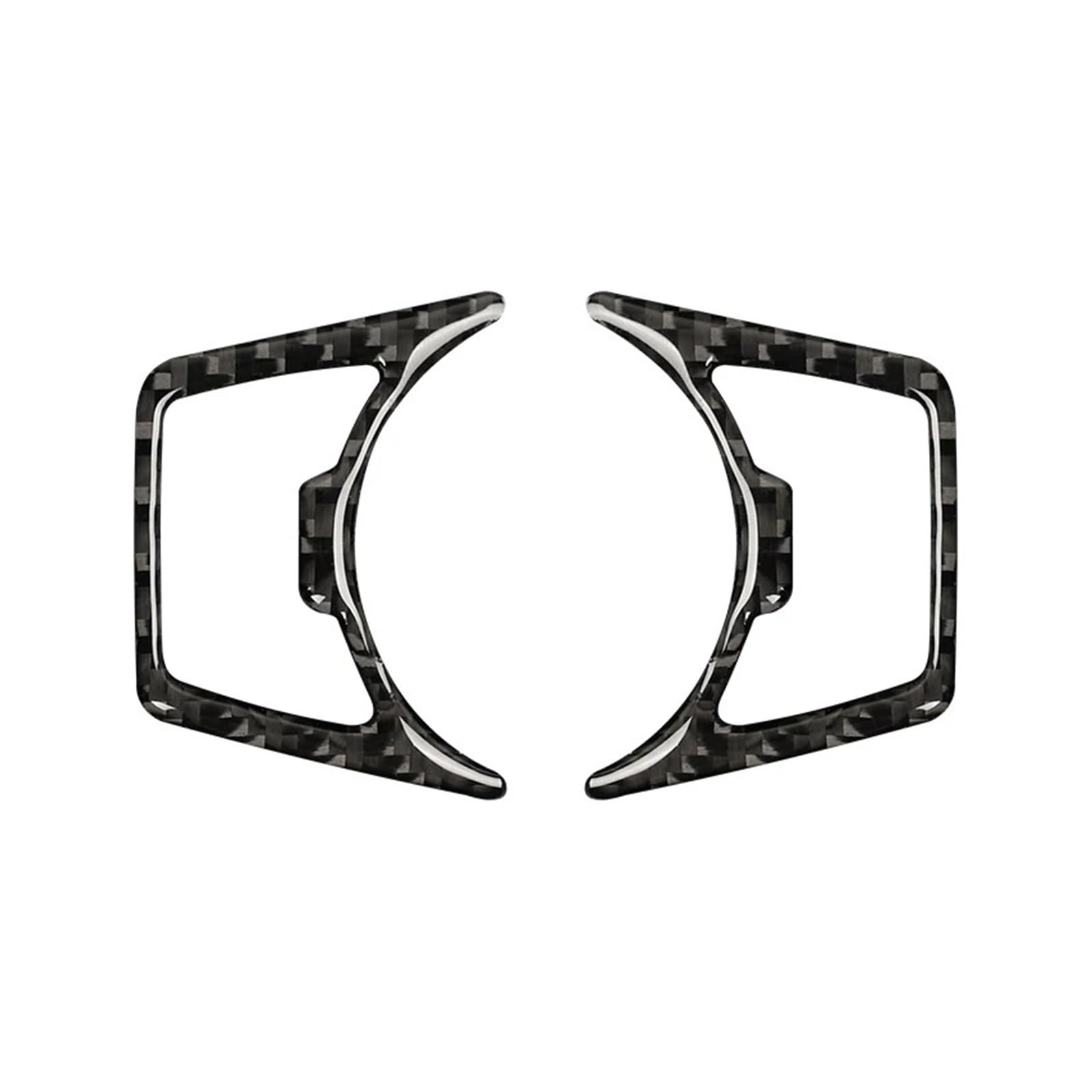 THXZINGLWG Compatible for Mustang GT 2015-2021 Carbon Fiber Car Headlight Switch Cover Trim Stickers Decoration Frame Car Interior Accessories(TYPE5)
