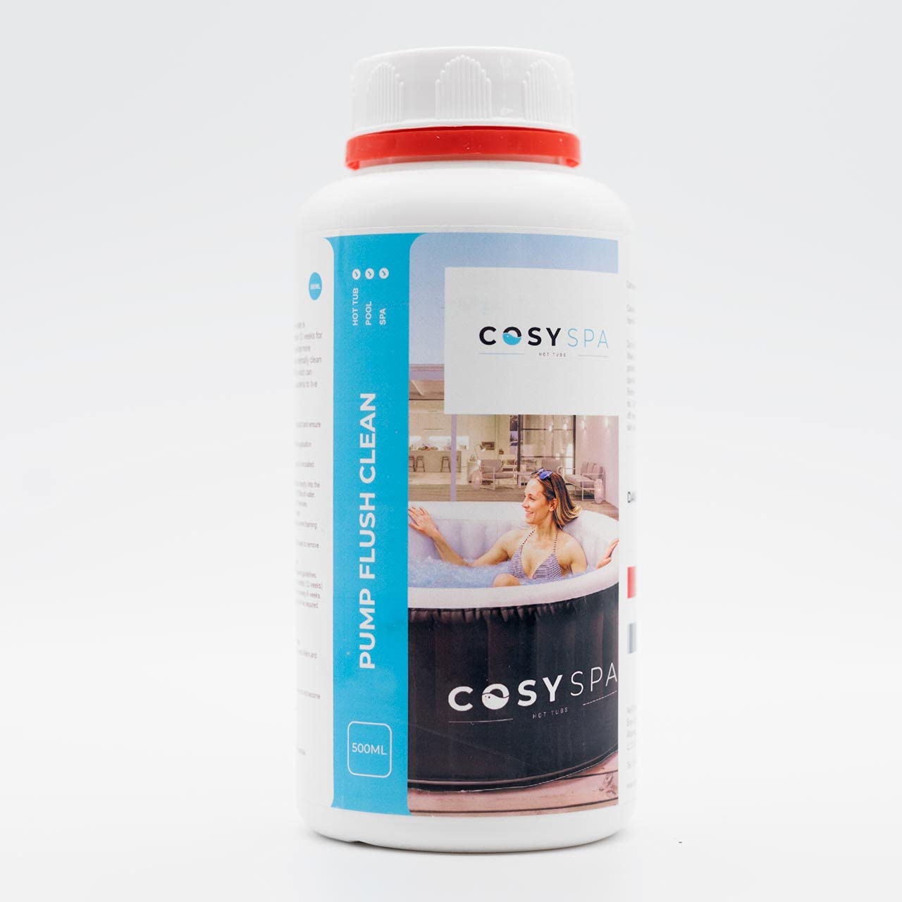 CosySpa Hot Tub Chemicals - Hot Tub Chemical Starter Kit & Cleaning Kit | Hot Tub Test Strips, Bromine Granules, Chemical Floater, Surface Cleaner & More (Hot Tub Flush [500ml])