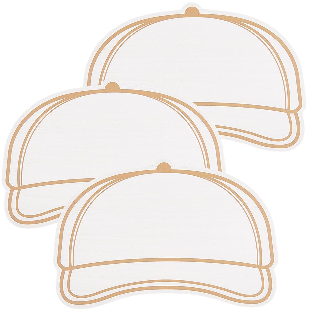 Modèles de chapeaux de camionneur en bois CREATCABIN MDF 14x22cm pour casquettes personnalisées