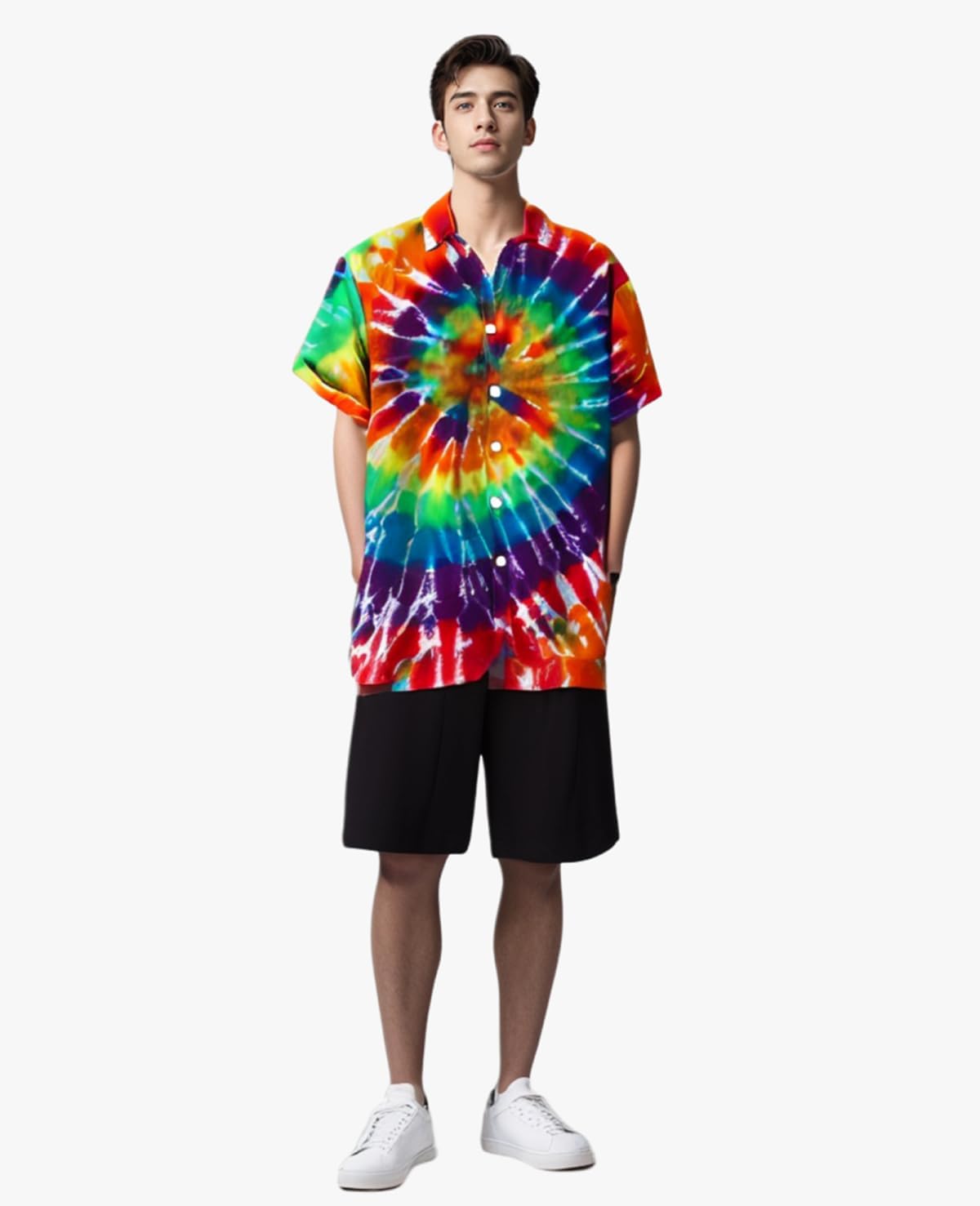 Bowling Shirts for Men Print Short Sleeve Regular Fit Hawaiian Casual Button Down Beach Shirts - Image 2