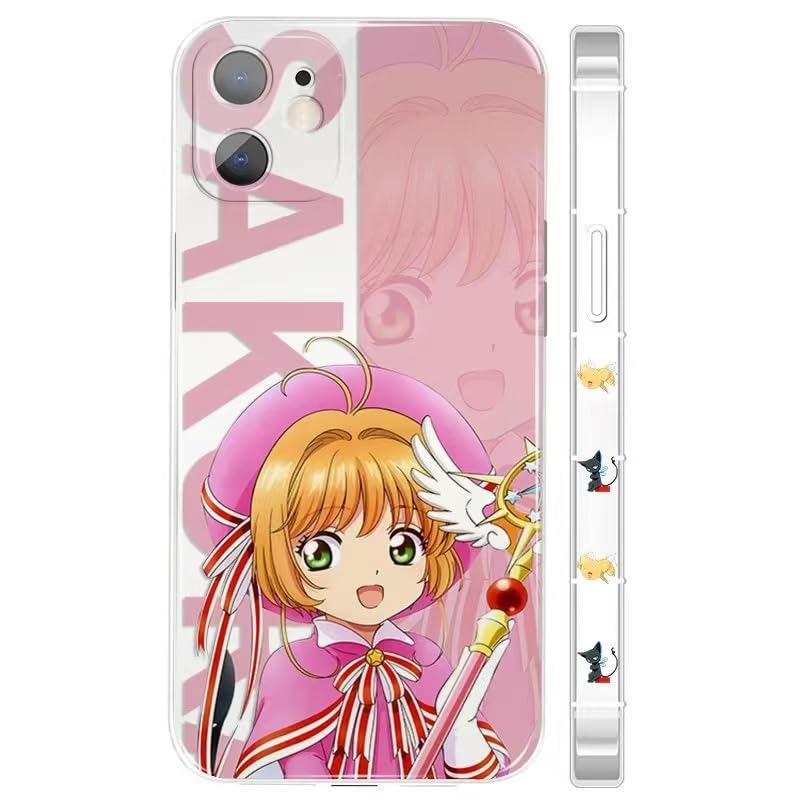 Amazon.co.jp: ZUSUR カードキャプターさくら iphone16 ケース
