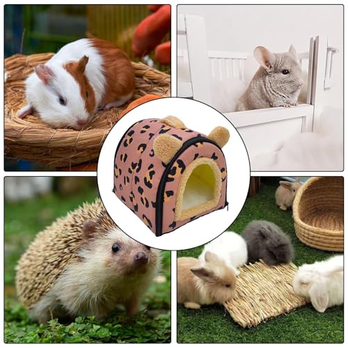Cachette pour hamster douillette pour stopper le froid dans la cage