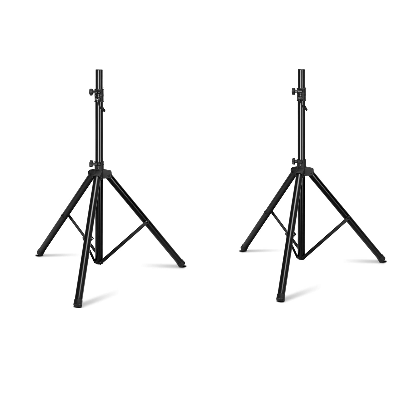 GOPLUS Stojak do boksu, statyw do boksu, stojak z żelaza, do głośników, głośników, głośników, audio, czarny, 97-183 cm (2)