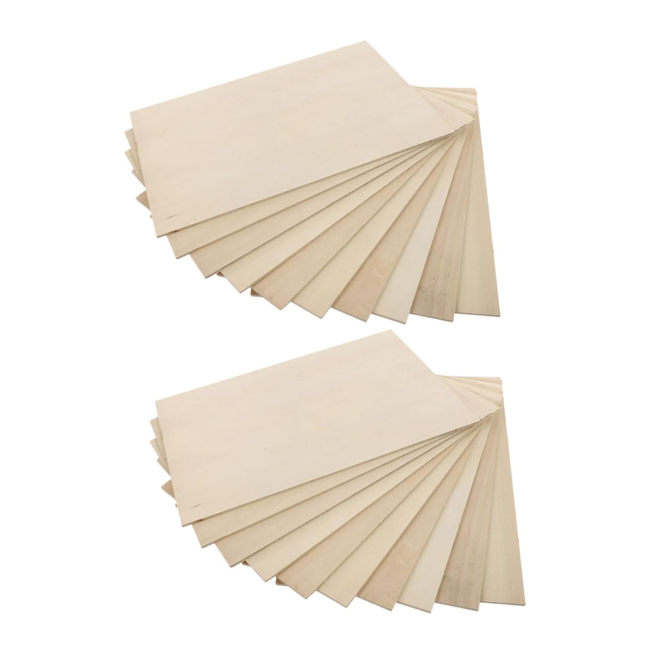 STOBOK 24pezzi Assi di Legno Grezzo Fette di Legno Non Rifinite per Artigianato Materiale per Progetti Fai da Te e Decorazioni