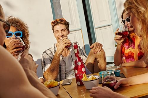 Lolea Nº1, Sangria aus Spanien, mediterraner Aperitif aus den Rebsorten Tempranillo und Cabernet Sauvignon, Geschmack von Zitronen, Orangensaft und einem Hauch Zimt