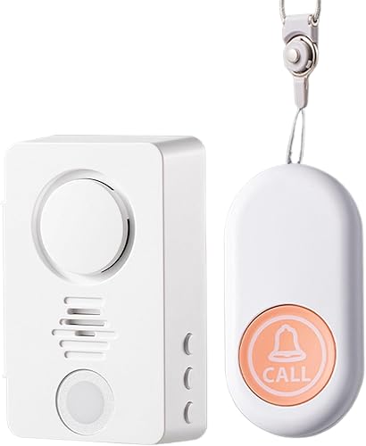 Bed Alarm - Smart Wireless Alert Bell, Waterproof Seniors Monitoring Sensor, Compact Safety Notification Device Night Kids Adults Bedwetting Indoor