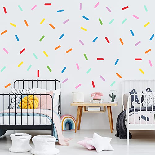 Supzone adhesivos de vinilo coloridos para pared 128 piezas miniatura 4