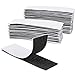 Goldge 40Pcs Cinta de Industrial, Ventana Pegatinas Pegajosas Tiras de Gancho y Lazo con Extra Fuerte Pegado Adhesivo Inofensivo para Paredes y Suelos