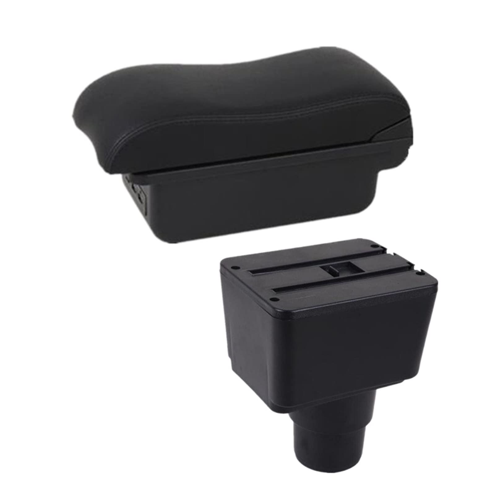 Baiqimv For Ford For EcoSport 2018-2023 Armrest Box Car Armrest Box Central Storage Box Retrofit With USB Car Accessories