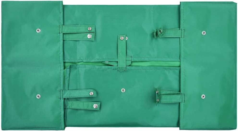 vidaXL Garden Cart Liner - Heavy Duty 600D Polyester Fabric - Durable and Weather - Suitable for Landscaping and Gardening - Green