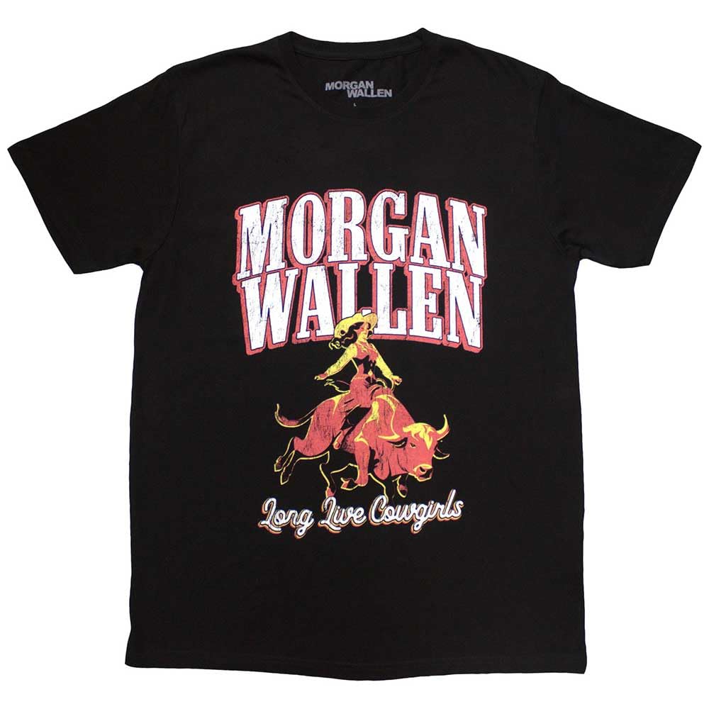 Morgan Wallen Long Live Cowgirls T Shirt XXL Black