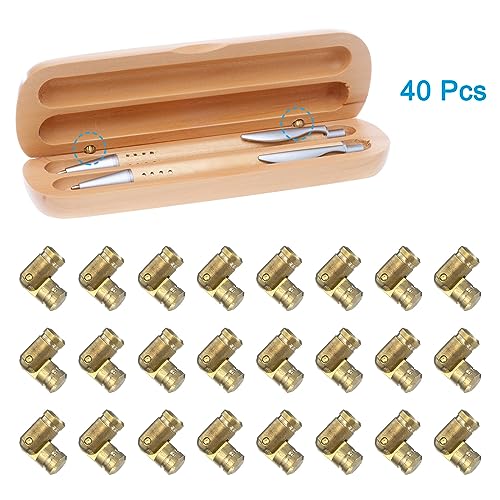 Charnière invisible pour boîte à bijoux en bois, lot de 40 pièces pour bricolage