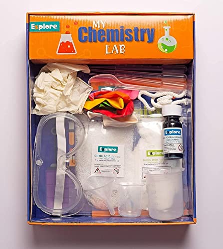 Image of Chemistery Lab kit for Kids | STEM Learner | My Chemistry Lab (Learning & Educational DIY Activity Toy Kit, for Ages 6+ of Boys and Girls) (My Chemistry) Pack of 5