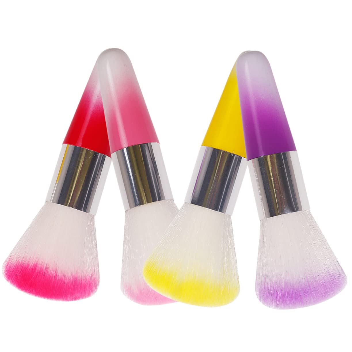 POPETPOP 20 Pz Pennello Per Manicure Pennello Per Fard Acrilica Spazzole Per Unghie Per Nail Art Pennelli Acrilici Per Unghie Plastica Portatile Strumenti Per Il Trucco