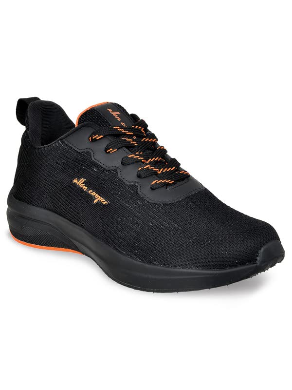 Allen Cooper Training,Atheletic,Gym,Sports Comfortable Extra Max Cusion with Memory Foam Insole Lace up Walking Shoes for Men(463 | Black | Size-10) (B09W57H83W) Amazon Price History, Amazon Price Tracker