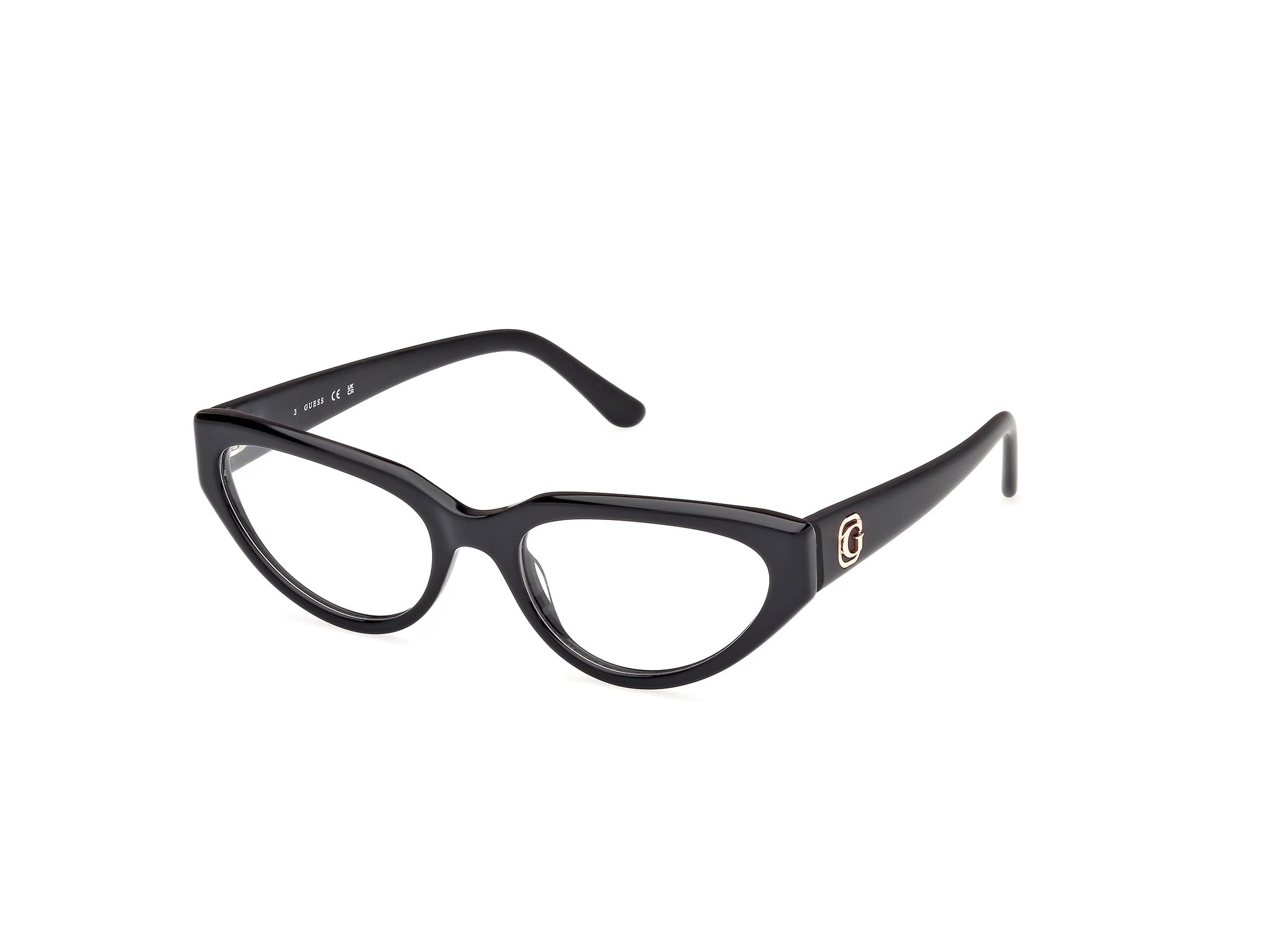 Guess GU50113 001 shiny black 53/18/145 WOMAN Eyewear Frame