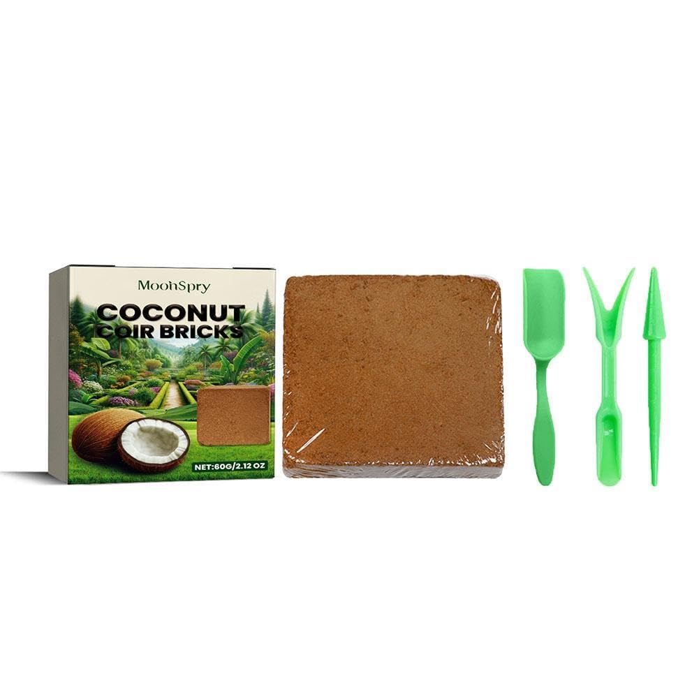 9 Blocs De Fibre De Coco 650gr - 81 Litres Total - Substrat Naturel PH Neutre Pour Plantes Et Terrariums