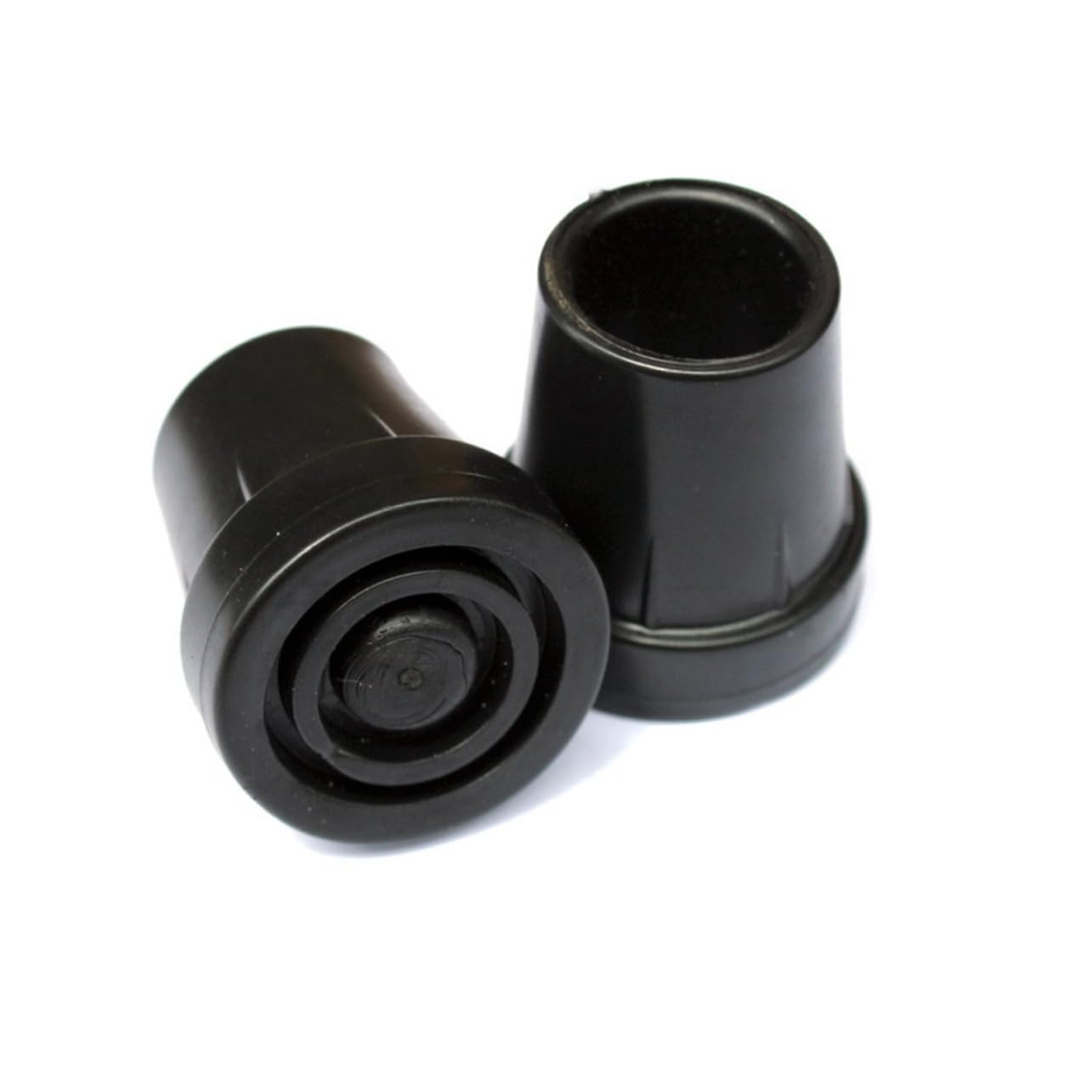 10pcs Cane Tip Protector Walking Cane Tips Crutch Tips Leg Tips Black SEWOART
