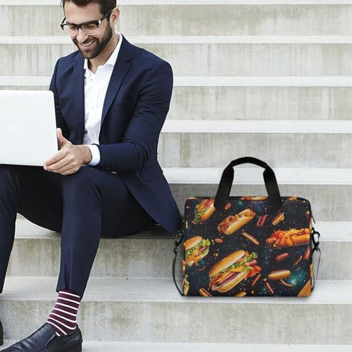 Bolso bandolera para laptop con diseño de hotdogs miniatura 7